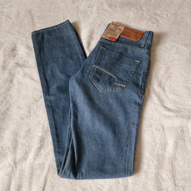 Jeans nuovo di Edc Brand nuovo vita bassa scuro 1