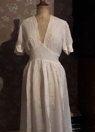 Chemise de nuit ancienne, brand: Vintage, condition: Good, size: L / 40 / 12, €23.00, €24.85 includes Buyer Protection
