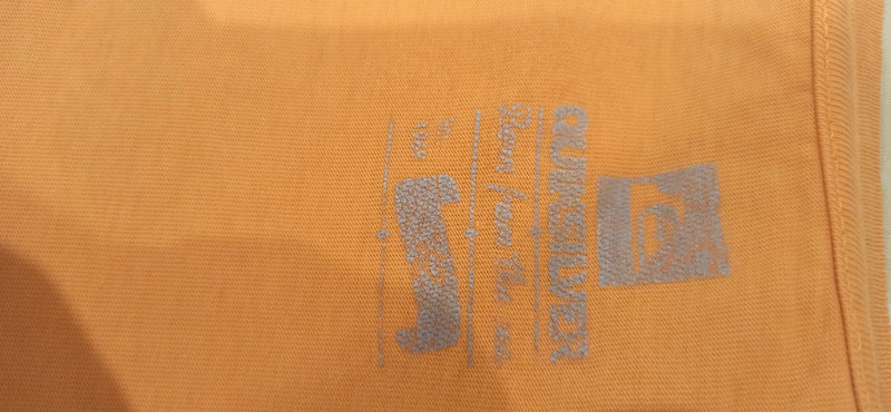 Camiseta naranja Quiksilver niño. 4