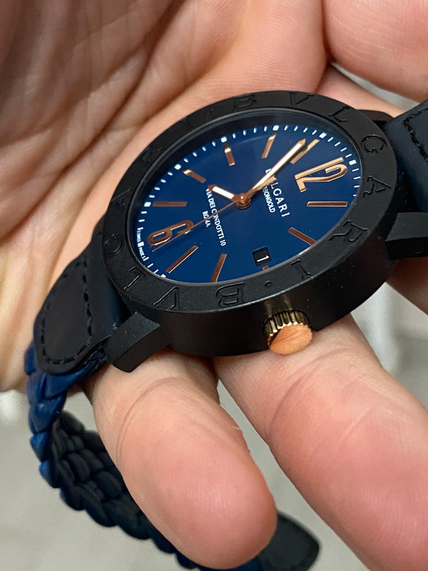 Bulgari Carbongold Blue
