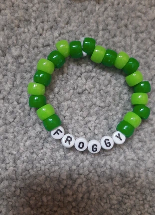 froggy kawaii kidcore cute Kandi bracelet , brand: froggy, condition: New without tags, £1.00, £1.75 includes Buyer Protection
