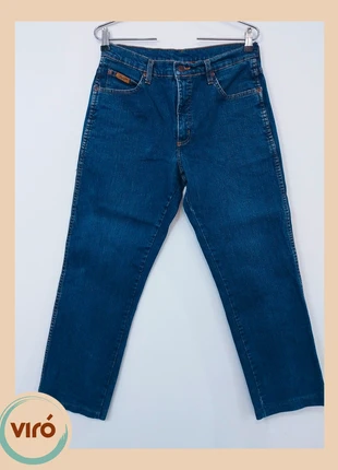 Oct -20% / Envío 24h Vaquero Recto Azul Wrangler, marca: Wrangler, estado: Muy bueno, tamaño: W32 | ES 42, 9,90 €, 11,10 € Protección al comprador incluida