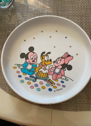 Assiette vintage Mickey, brand: Disney Baby, condizioni: Ottime, taglia: Neonati, 44 cm, €1.00, €1.75 include la Protezione acquisti