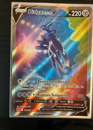 Dialga Originel V Full Art, Astral Radiance, Excellent état, marque: Pokémon, état: Très bon état, 48,00 €, 51,10 € Protection acheteurs incluse