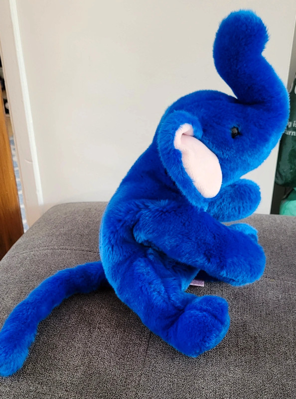 Royal blue beanie clearance baby elephant