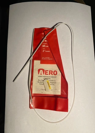 Aero rond breinaald, merk: Aero, staat: Nieuw met prijskaartje, € 3,00, € 3,85 inclusief Kopersbescherming