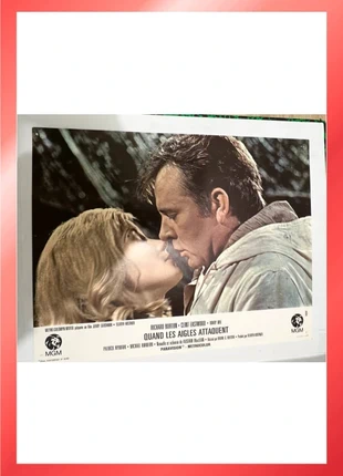 Photo d'exploitation cinema du film Quand les aigles attaquent - Richard Burton Mary Ure - 1968, marque: Cinema, état: Bon état, 6,00 €, 7,00 € Protection acheteurs (Pro) incluse