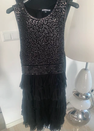 Nieuw sequin Superstar jurk šaty suknelė dress robe vestir vestito vestido Kleid sukienka, merk: Superstar, staat: Nieuw zonder prijskaartje, maat: L / 40 / 12, € 25,00, € 26,95 inclusief Kopersbescherming