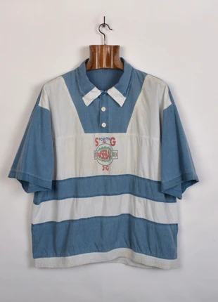 Vintage polo shirt printed Sporting Life Baseball circa 1980-90 (1134), marque: Vintage, état: Bon état, taille: L, 50,00 €, 53,20 € Protection acheteurs (Pro) incluse