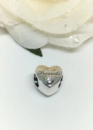 Charm Pandora cœur Best friends, brand: Pandora, condition: Good, €15.00, €16.45 includes Buyer Protection Pro