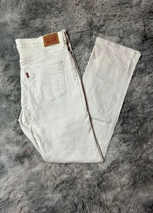 Jean Levi's Slimming Straight Blanc W32 L32 Femme/Women JEA181, marca: Levi's, estado: Muy bueno, tamaño: XL / 42 / 14, 14,00 €, 15,40 € Protección al comprador Pro incluida