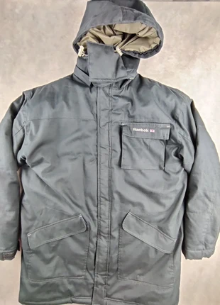 Veste Manteau Vintage Reebok à Capuche Noir Classics Patch Pocket Hooded Anorak M, brand: Reebok, condition: Very good, size: M, €53.99, €57.39 includes Buyer Protection Pro