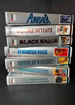 Lot 7 VHS action delta video, état: Très bon état, 12,00 €, 13,30 € Protection acheteurs incluse