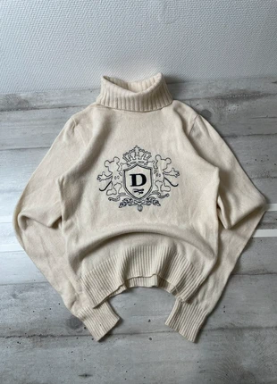 Pull d’hiver femme à col roulé Donald Disney vintage y2k taille S couleur crème brodé 100% laine, marca: Vintage Dressing, estado: Muito bom, tamanho: S / 36 / 8, €29.99, €32.19 inclui Proteção do Comprador Pro