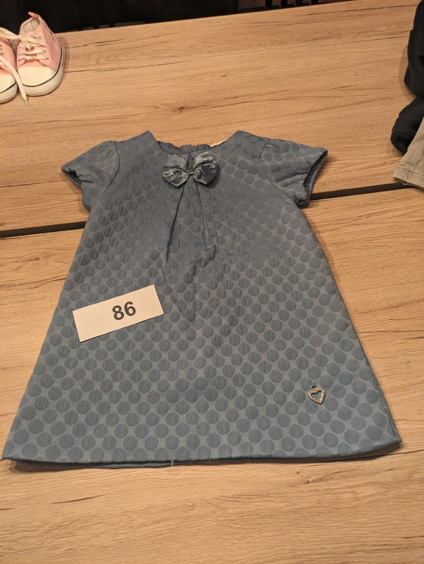 Kleid gr 86 blau