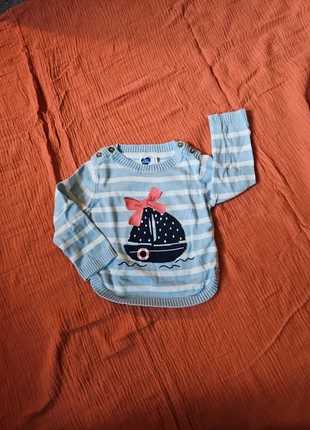 Pull marin, brand: Mots d'enfants, condition: Very good, size: 12-18 months / 80 cm, €2.20, €3.01 includes Buyer Protection