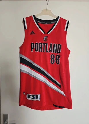 Maillot officiel Portland Trail Blazers 2017 Adidas rouge Taille 2XS floqué Nicolas Batum, merk: adidas, staat: Goed, maat: XS, € 19,90, € 21,60 inclusief Kopersbescherming
