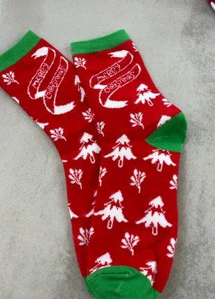 Paire de chaussettes rouges sapin de Noël Christmas, marque: Noël, état: Très bon état, taille: S | 38–42, 2,80 €, 3,64 € Protection acheteurs incluse