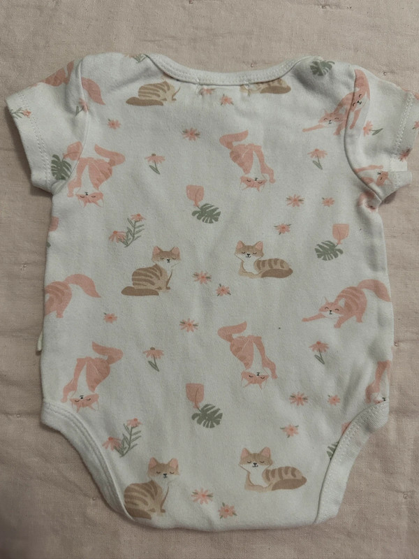 Rabbit + Bear Onesie 3-6mo 3