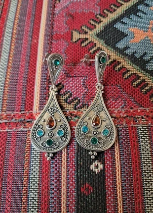 Boucle d'oreille métal couleur argent ethnique bali inde india boheme bohemian hippie neuf, marque: Boheme, état: Neuf sans étiquette, 9,00 €, 10,15 € Protection acheteurs incluse