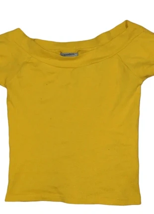 sunny yellow of-shoulder top, marque: Clockhouse, état: Très bon état, taille: M / 38 / 10, 5,00 €, 5,95 € Protection acheteurs incluse
