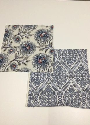 Blue patterned cushion covers x2, brand: NO LABEL, condition: New without tags, size: Other, £20.00, £21.70 includes Buyer Protection
