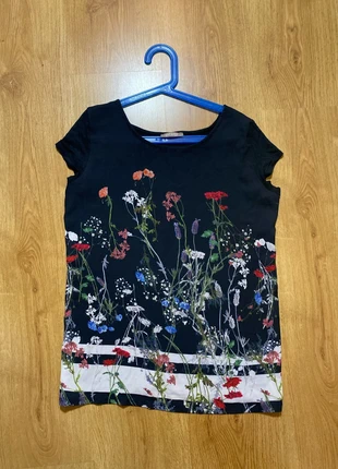 Tshirt voile fleuri Orsay, brand: ORSAY, condition: Very good, size: S / 36 / 8, €5.00, €5.95 includes Buyer Protection
