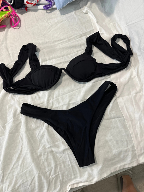 Bikini negro balconette 1