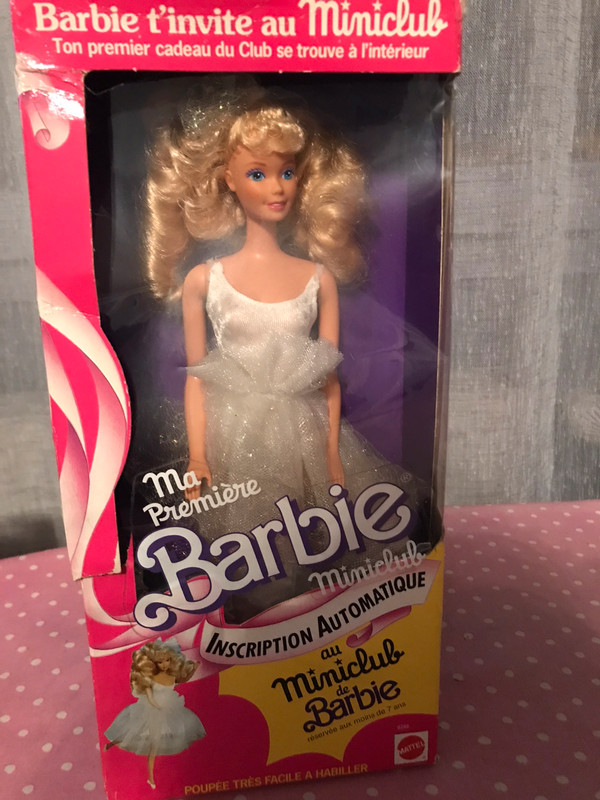 Vintage 1988 Ma Premiere Barbie Miniclub 