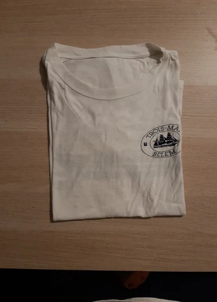 Tshirt blanc Les Trois Mats, marque: Les Trois Mats, état: Très bon état, taille: S, 3,00 €, 3,85 € Protection acheteurs incluse