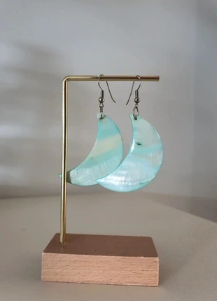 Pendientes Luna Turquesa, marque: La Boutique, état: Neuf sans étiquette, 6,00 €, 7,00 € Protection acheteurs incluse