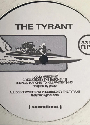 Speedboat 022 The Tyrant hardcore speedcore Usa 2006 150 copies ltd, état: Neuf sans étiquette, 10,00 €, 11,20 € Protection acheteurs incluse