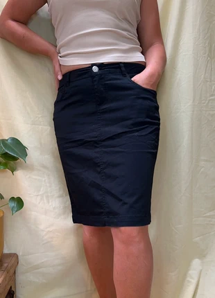 Vintage y2k Specchio black office style midi skirt size 12, brand: Specchio, condition: Very good, size: L / UK 16-18, £10.00, £11.20 includes Buyer Protection