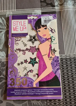 Tatoo étoiles à coller entamé, brand: Style Me Up!, condizioni: Discrete, taglia: 6 anni / 116 cm, €2.00, €2.80 include la Protezione acquisti