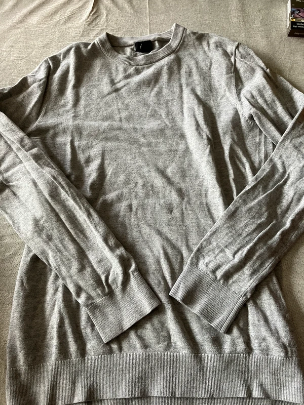 Pull élégant gris H&M – Taille S