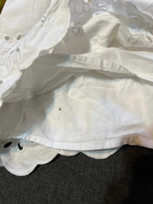 White Hollister Dress Strapless 5