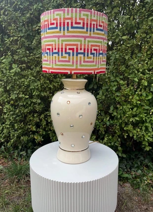 Kleurrijke lampenkap! Nieuw, marque: vintageingx, état: Neuf avec étiquette, 47,50 €, 50,58 € Protection acheteurs incluse