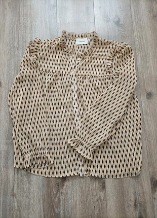 Blouse met rufles, marque: Jubylee, état: Très bon état, taille: L / 40 / 12, 3,50 €, 4,38 € Protection acheteurs incluse