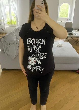 Haut de maternité & allaitement Born to be Happy– Confort coton stretch – Bonprix Collection, brand: Bonprix, condition: New without tags, size: M / 38 / 10, €8.00, €9.10 includes Buyer Protection