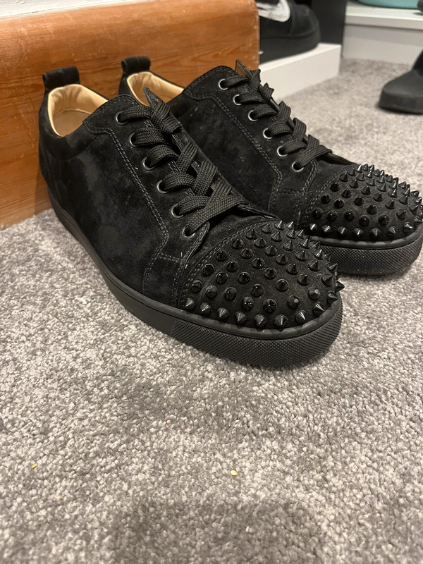 Christian Louboutin Black Spike Mens Trainers Size 9 Vinted