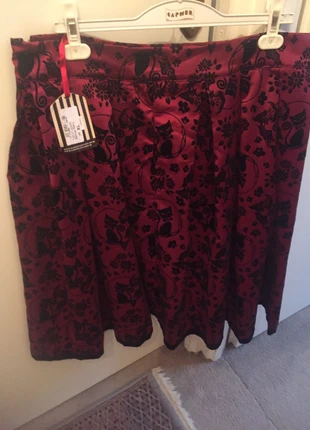 Jupe vintage rouge motif chat, marca: Top Vintage, estado: Nuevo con etiquetas, tamaño: XL / 42 / 14, 15,00 €, 16,45 € Protección al comprador incluida