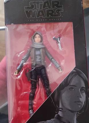 Star Wars Black Series sergeant Jyn Erso (Jedha), merk: Hasbro, staat: Heel goed, maat: Universeel, € 10,00, € 11,20 inclusief Kopersbescherming
