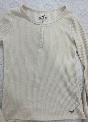 Camiseta Manga Larga Mujer, marque: Hollister, état: Neuf sans étiquette, taille: XS / 34 / 6, 8,00 €, 9,10 € Protection acheteurs incluse