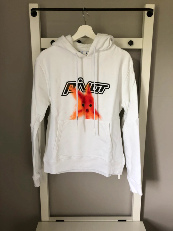 Off white plastic hoodie shop