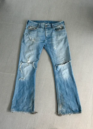 diesel ripped bootcut denim blue w32, marque: Diesel, état: Très bon état, taille: W32 | FR 42, 50,00 €, 53,20 € Protection acheteurs incluse