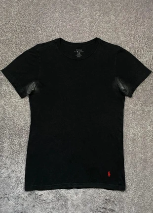 Tee shirt a manche courte Ralph Lauren noir logo brodé rouge #109, marque: Ralph Lauren, état: Très bon état, taille: S, 5,00 €, 5,95 € Protection acheteurs incluse