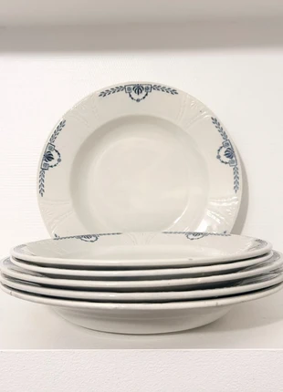 Lot assiettes anciennes - Terre de fer - Gien modèle « Clara », brand: Gien, condition: Good, €60.00, €63.70 includes Buyer Protection