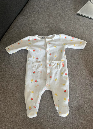 Pyjama coton molletonné naissance