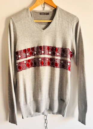 Pull col en V., marque: Unique, état: Très bon état, taille: M / 38 / 10, 16,00 €, 17,50 € Protection acheteurs incluse