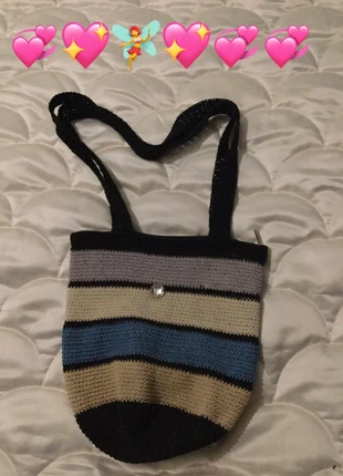 Sac tricoté crochet , état: Bon état, 4,80 €, 5,74 € Protection acheteurs incluse